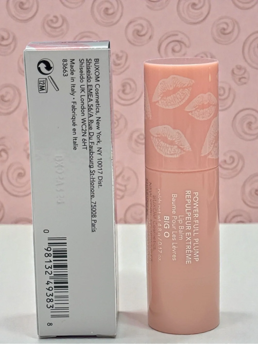 Buxom Power-Full Plump Lip Balm – Big O – 0.17 oz / 4.8 g NIB